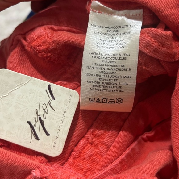 NWT FREE PEOPLE Sweet Talk Chino Cropped Pants - Picture 12 of 16